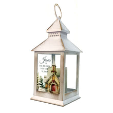 Load image into Gallery viewer, Christmas Whitel Metal Lanterns, 4 Asst
