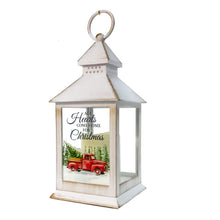 Load image into Gallery viewer, Christmas Whitel Metal Lanterns, 4 Asst
