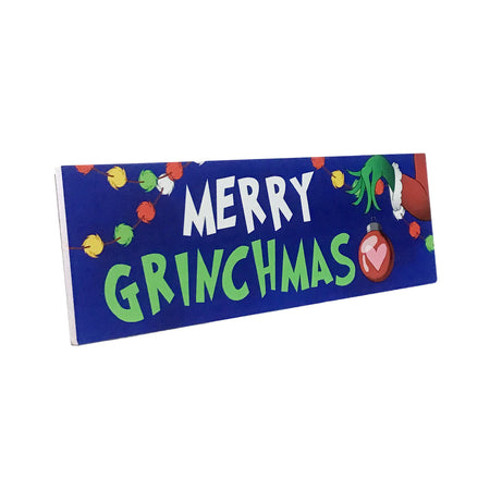 Wood Block Sign Merry Grinchmas