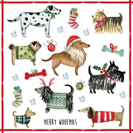 Merry Woofmas Lunch Napkins