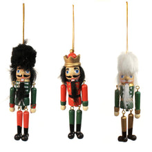 Load image into Gallery viewer, Nutcracker Ornament 5.5in, 3 Asst
