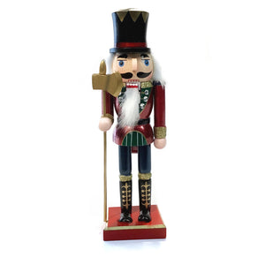 Nutcracker with Gold Trim, 10in, 4 Asst