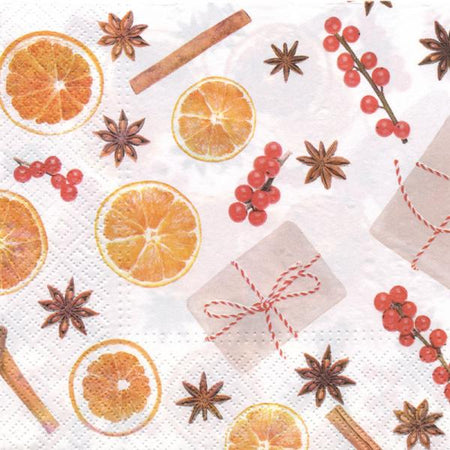 Christmas Citrus Lunch Napkins