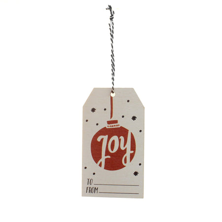 Joy Ornament Gift Tag