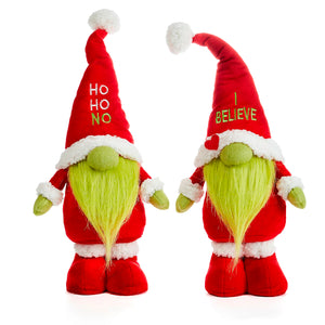 Grinch Gnome Plushie, 2 Asst