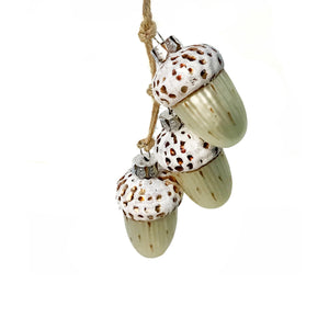 Acorns/Pinecones Ornament, 2 Asst