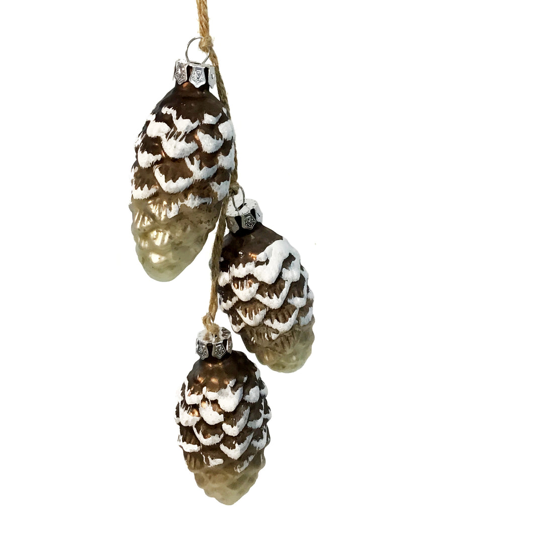 Acorns/Pinecones Ornament, 2 Asst