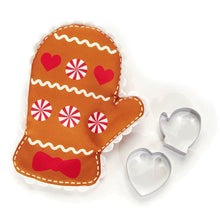 Load image into Gallery viewer, Oven Mitt with Cookie Cutters Set, 2 Asst
