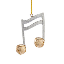 Load image into Gallery viewer, Musical Note Ornament, 3 Asst
