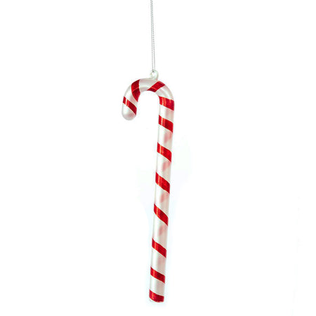 Glass Candy Cane Ornament, 3 Asst