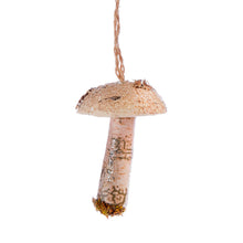 Load image into Gallery viewer, Mushroom with Moss Ornament, 2 Asst
