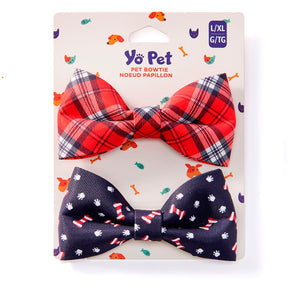 Christmas Pet Bowties, Set of 2