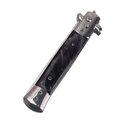 Mad Man Switch Blade Beard Comb, Black
