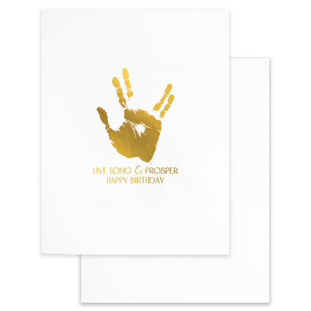 Live Long & Prosper Birthday Card