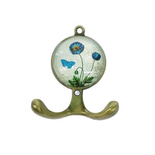 Load image into Gallery viewer, Tranquillo Double Wall Hook, Poppy Flower
