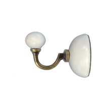 Load image into Gallery viewer, Tranquillo Ceramic Wall Hook, White Circle
