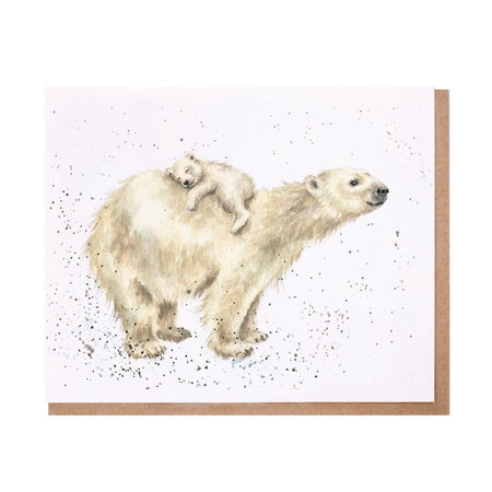 Bear Hugs Polar Bear Greeting Card