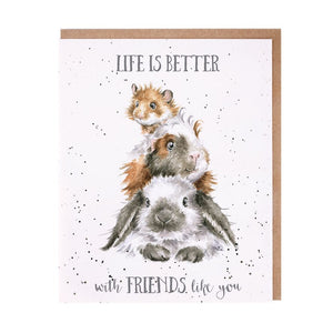 Guinea Be Friends Friendship Card