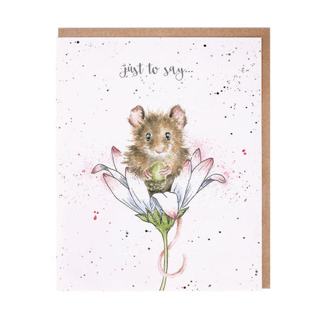 Just To Say Mouse Card