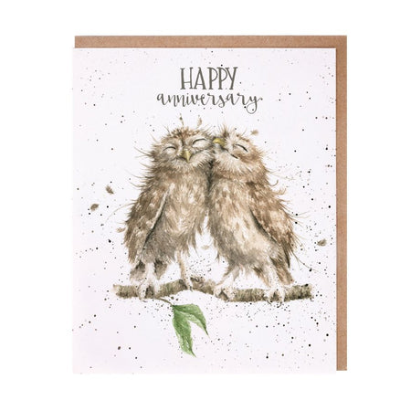 Happy Anniversary Owls Anniversary Card