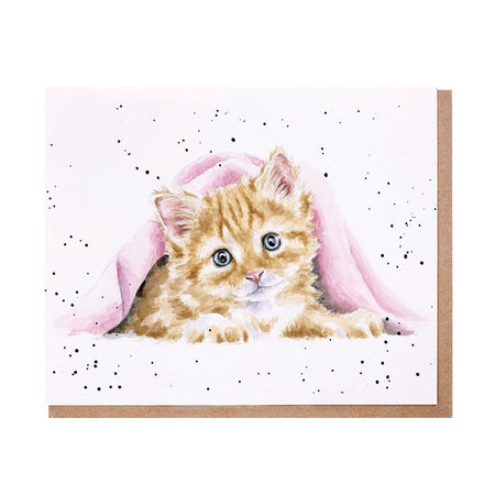 Duvet Day Cat Greeting Card