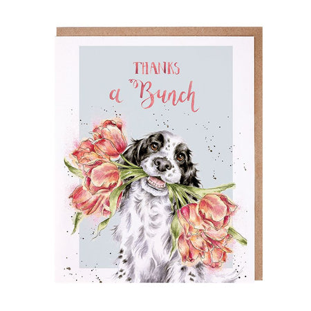 Thanks A Bunch Spaniel Greeting Card