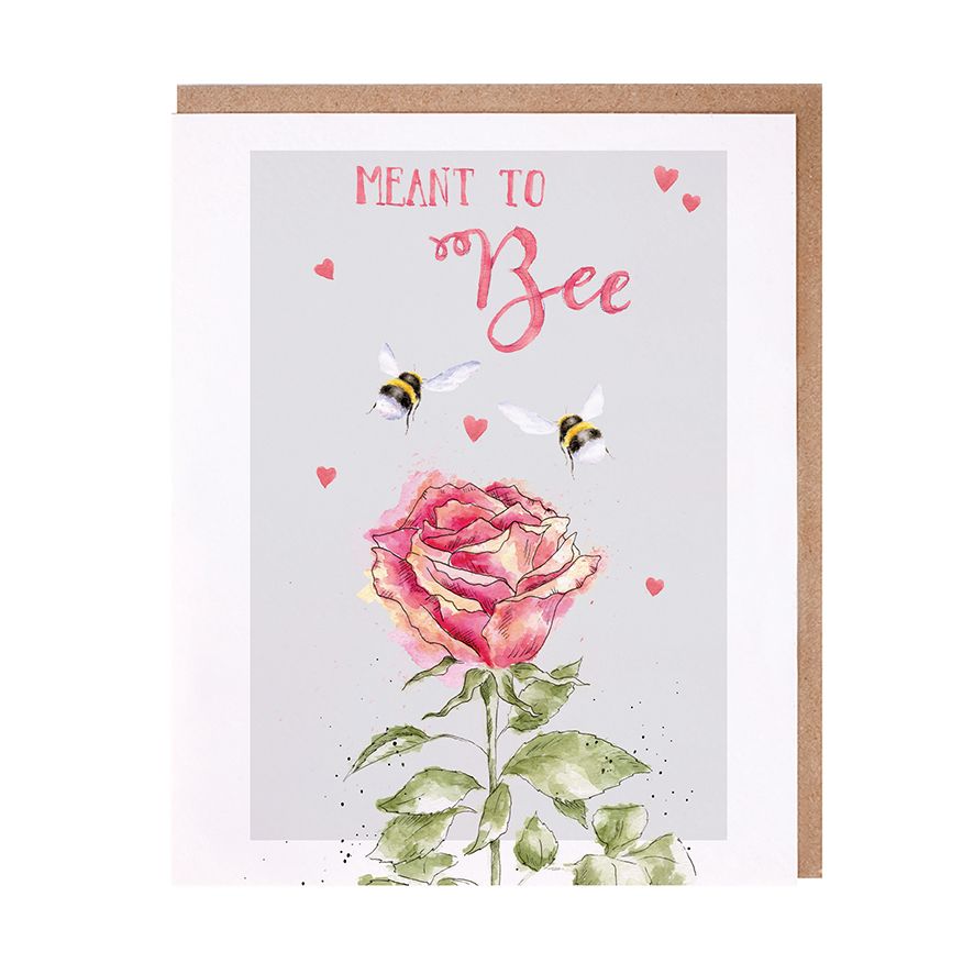 Meant To Bee Engagement Card