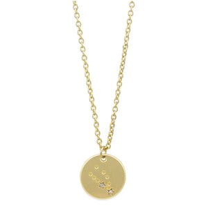 Zodiac Constellation Necklace, 12 Asst