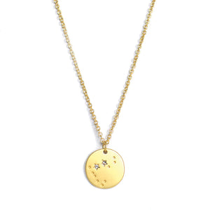 Zodiac Constellation Necklace, 12 Asst