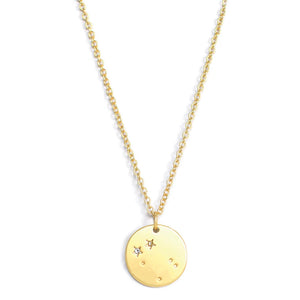 Zodiac Constellation Necklace, 12 Asst