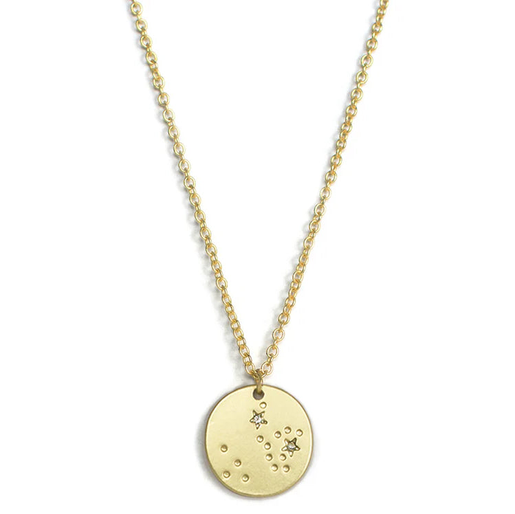 Zodiac Constellation Necklace, 12 Asst