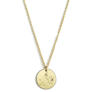 Zodiac Constellation Necklace, 12 Asst