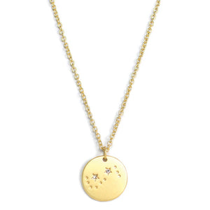 Zodiac Constellation Necklace, 12 Asst