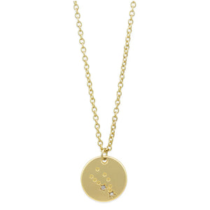 Zodiac Constellation Necklace, 12 Asst