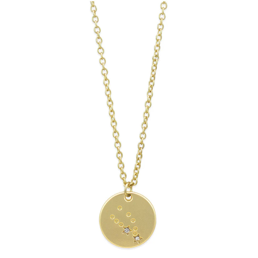 Zodiac Constellation Necklace, 12 Asst