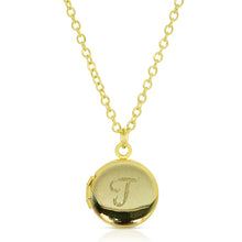 Load image into Gallery viewer, Engraved Initial Locket Necklace, 12 Asst

