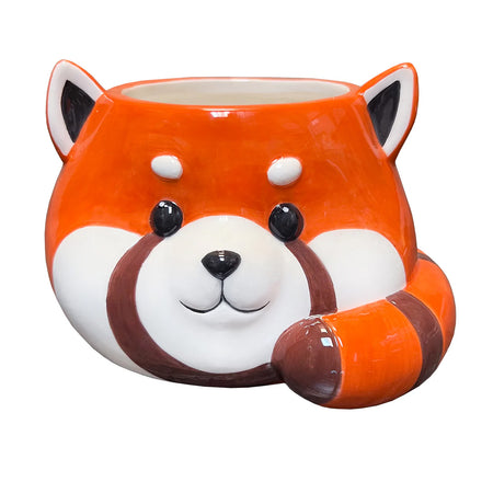 Ceramic Red Panda Planter