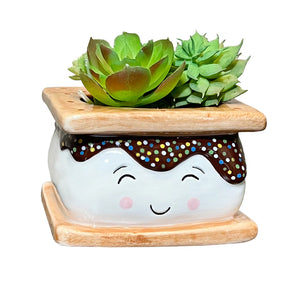 Ceramic S'more Planter