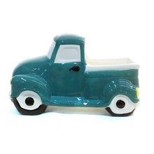 Load image into Gallery viewer, Ceramic Blue Truck Planter
