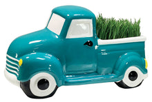 Load image into Gallery viewer, Ceramic Blue Truck Planter
