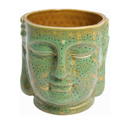 Ceramic Buddha Head Planter