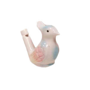 Porcelain Bird Water Whistle, 4 Asst