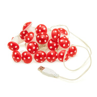 Mushroom String Lights, 10 ft, USB