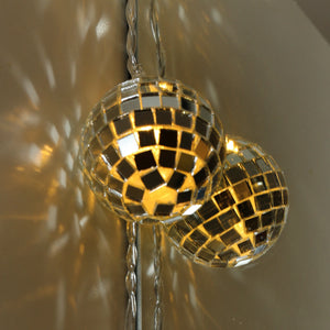 Disco Ball String Lights, 5.5ft