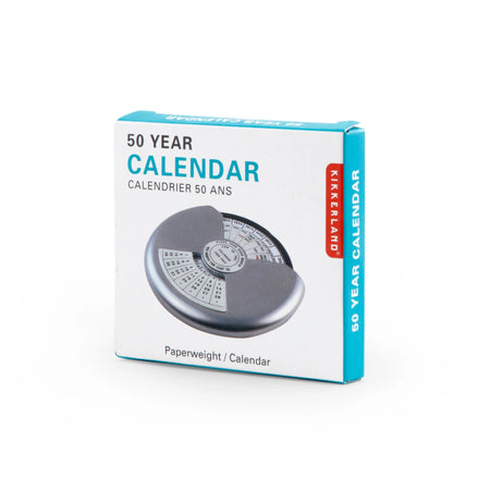 50 Year Calendar Paperweight