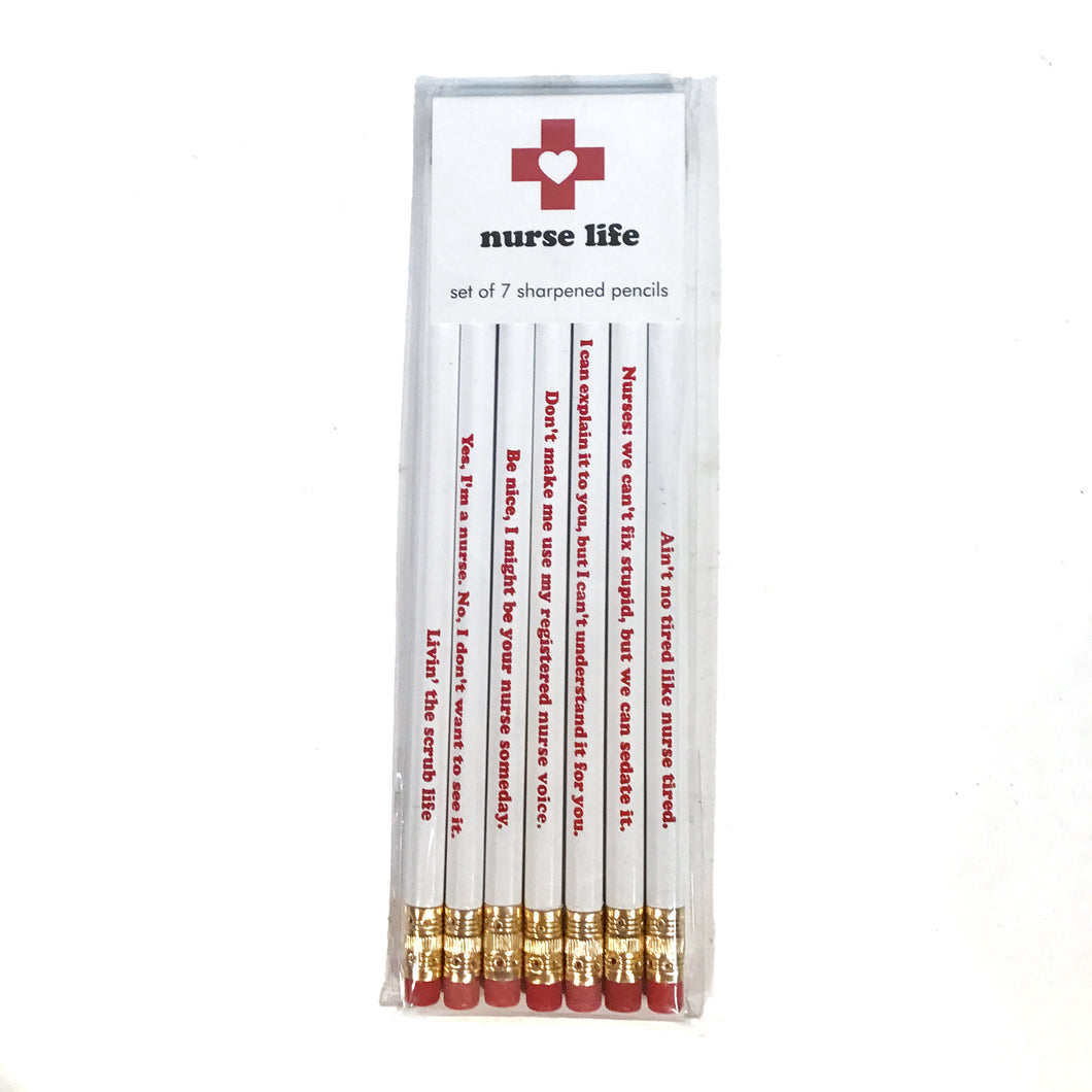 Nurse Life Pencil Set