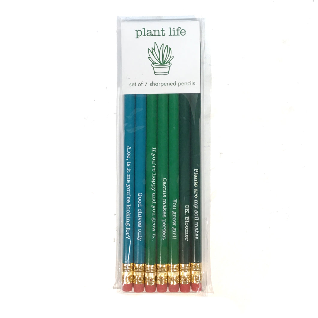 Plant Life Pencil Set