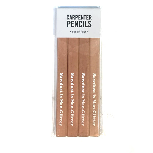 Sawdust Is Man Glitter Carpenter Pencil Set