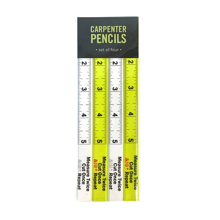 Measure Twice, Cut Once Carpenter Pencil Set