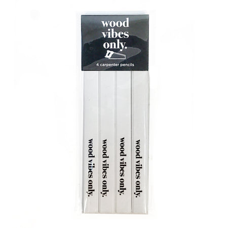 Wood Vibes Only Carpenter Pencil Set